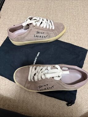 Saint Laurent court Suede Sneakers